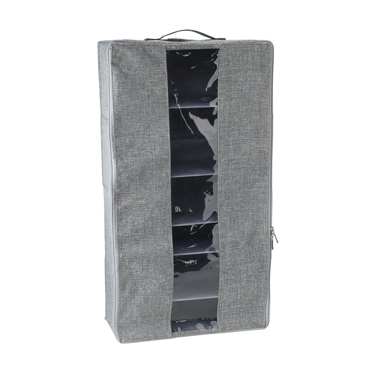 Washable Cotton Linen Six Grid Shoe Box
