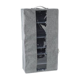 Washable Cotton Linen Six Grid Shoe Box