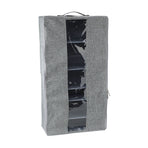 Washable Cotton Linen Six Grid Shoe Box