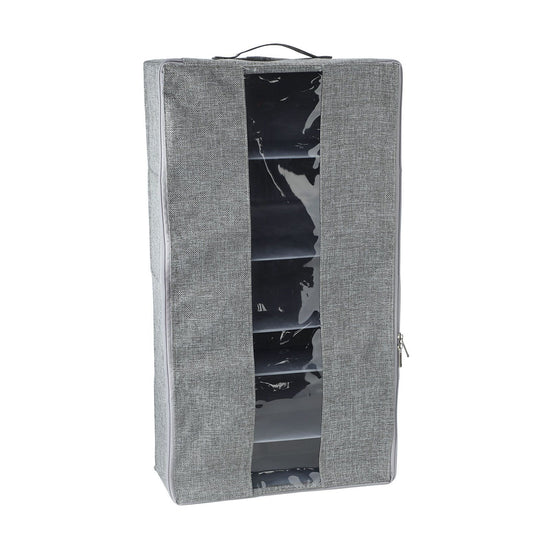 Washable Cotton Linen Six Grid Shoe Box