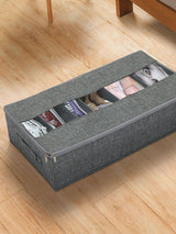 Washable Cotton Linen Six Grid Shoe Box - Extra Image