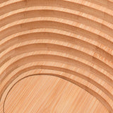 Bamboo Folding Fruit Basket - Close-Up Angle