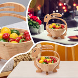 Bamboo Folding Fruit Basket