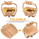 Bamboo Folding Fruit Basket