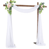 Wedding Decoration Arrangement Veil Arch Veil Background Veil Wedding Arch Drapery - Front View