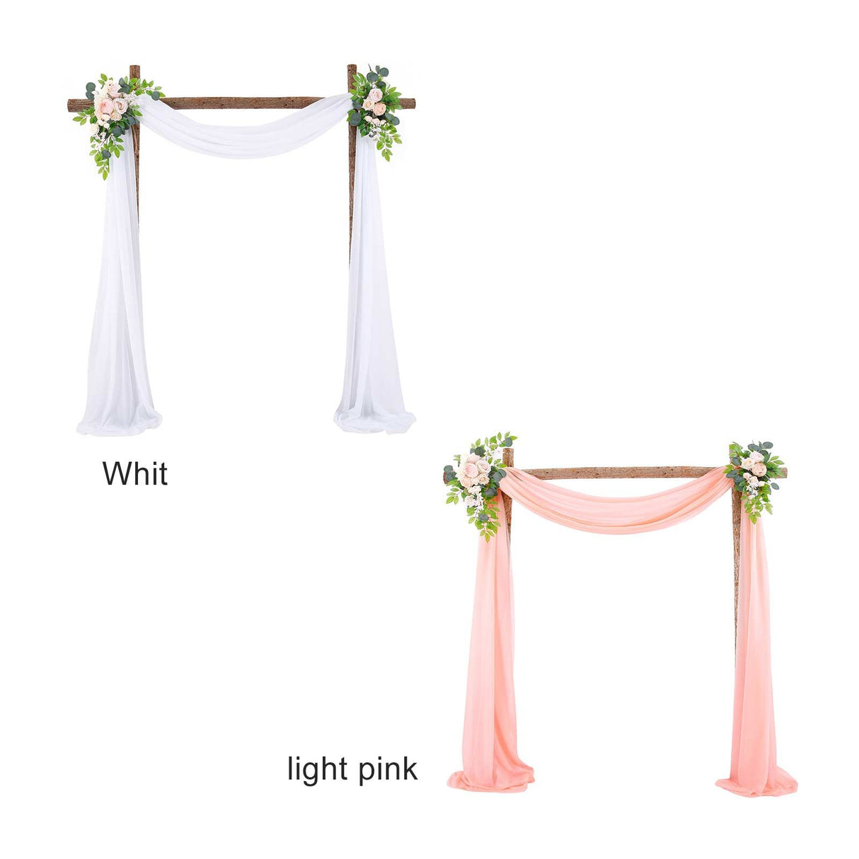 Wedding Decoration Arrangement Veil Arch Veil Background Veil Wedding Arch Drapery
