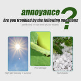 4pcs Tree Insect Barrier Pe Insect Net For Farm Courtyard 1.5 x 1m - 45-Degree Angle