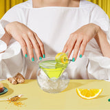 2pcs Martini Glass Round Base Cocktail Glasses Cup For Party 260ml - Side View