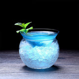 2pcs Martini Glass Round Base Cocktail Glasses Cup For Party 260ml