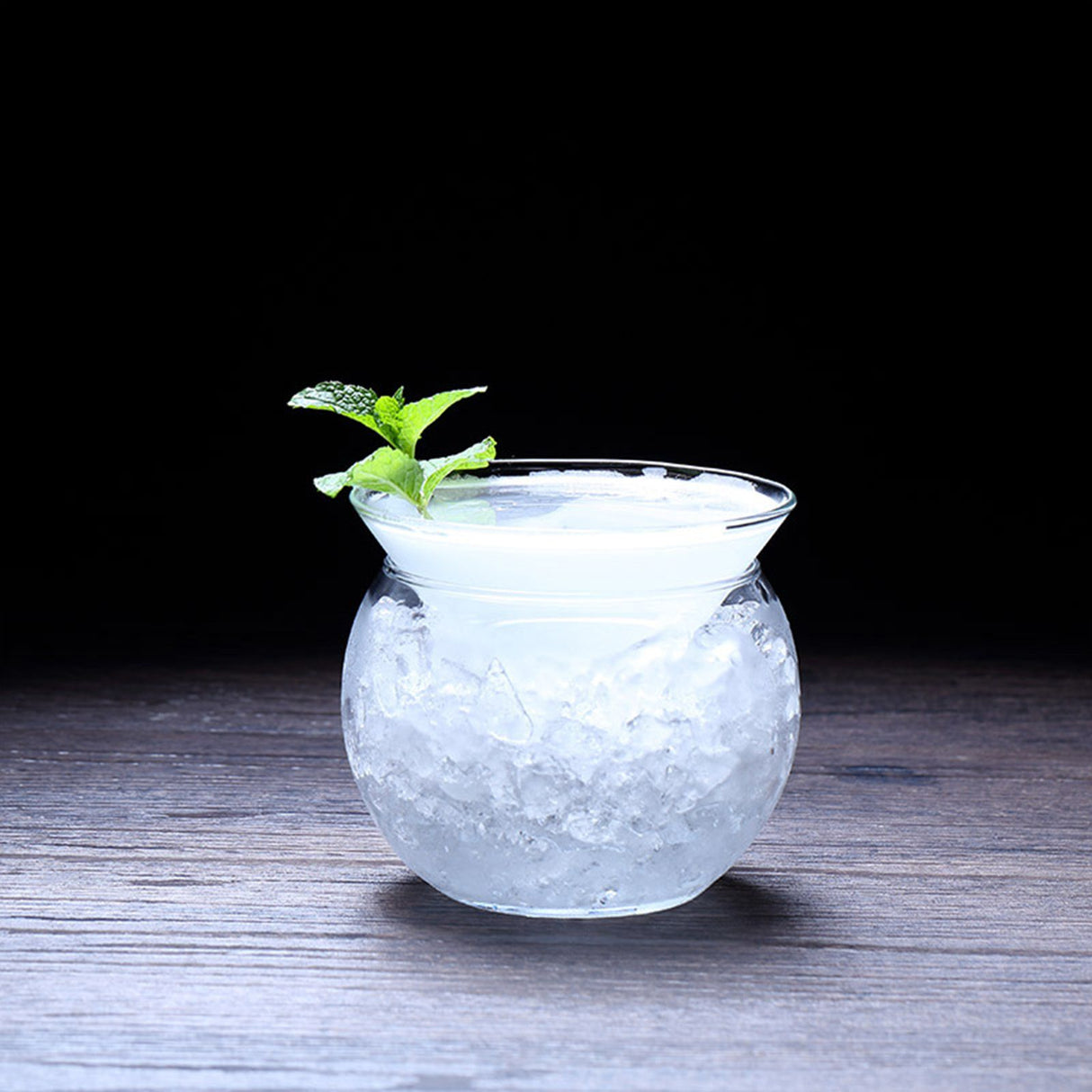 2pcs Martini Glass Round Base Cocktail Glasses Cup For Party 260ml