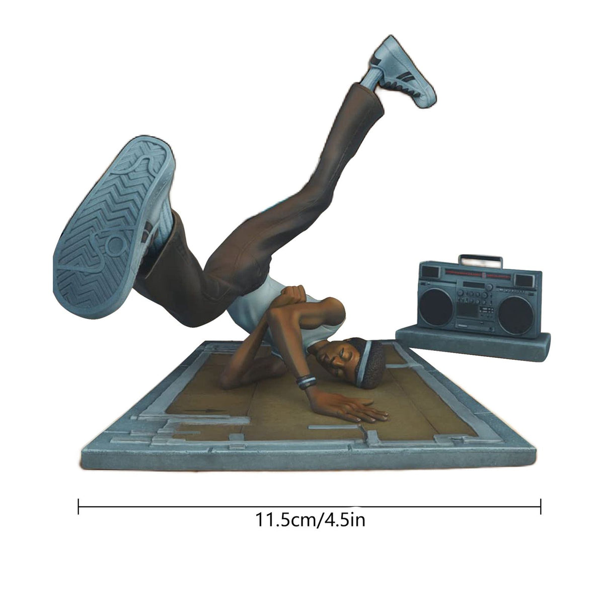Hip Hop Elements Sculpture Artist Statue DJ Break Dance Modeling Resin Sculpture