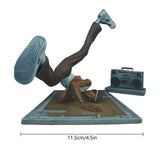 Hip Hop Elements Sculpture Artist Statue DJ Break Dance Modeling Resin Sculpture