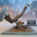 Hip Hop Elements Sculpture Artist Statue DJ Break Dance Modeling Resin Sculpture