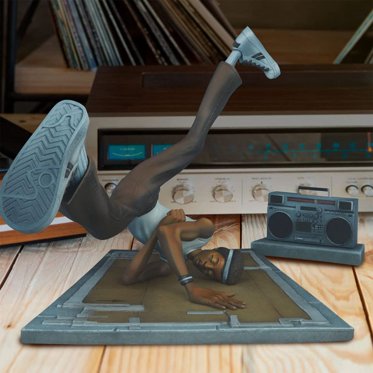 Hip Hop Elements Sculpture Artist Statue DJ Break Dance Modeling Resin Sculpture