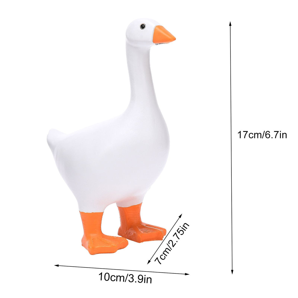 Duck Shaped Resin Crafted Magnetic Pendulum Decoration Keychain