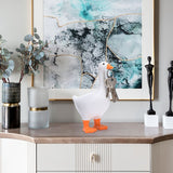Duck Shaped Resin Crafted Magnetic Pendulum Decoration Keychain
