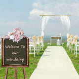 Wedding Party Welcome Sign Flower Decoration