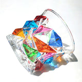 Whiskey Glass Multicolor 320ml Short Drinking Glass for Home