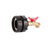 IBC Tote Adapter Tank Adapter Tap Connector Valve Fitting Parts Small Nozzle - Side View