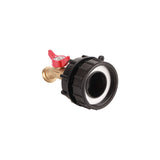 IBC Tote Adapter Tank Adapter Tap Connector Valve Fitting Parts Small Nozzle - 45-Degree Angle