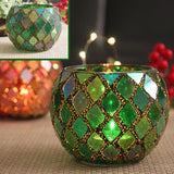 Glass Candle Holder DIY Incense Candle Cup Succulent Flower Pot Pen Holder For Wedding Parties Home Decor - Side View