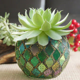 Glass Candle Holder DIY Incense Candle Cup Succulent Flower Pot Pen Holder For Wedding Parties Home Decor