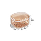 Three Layer Braces Case Denture Retainer Orthodontic Organizer Drainage Layered Portable Denture Bath Cup