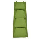 Degradable Wall Hanging Plant Bag Felt Grow Bag Flower Grow Pouch Planter for Garden Courtyard