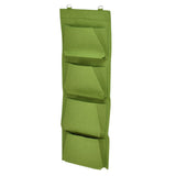 Degradable Wall Hanging Plant Bag Felt Grow Bag Flower Grow Pouch Planter for Garden Courtyard