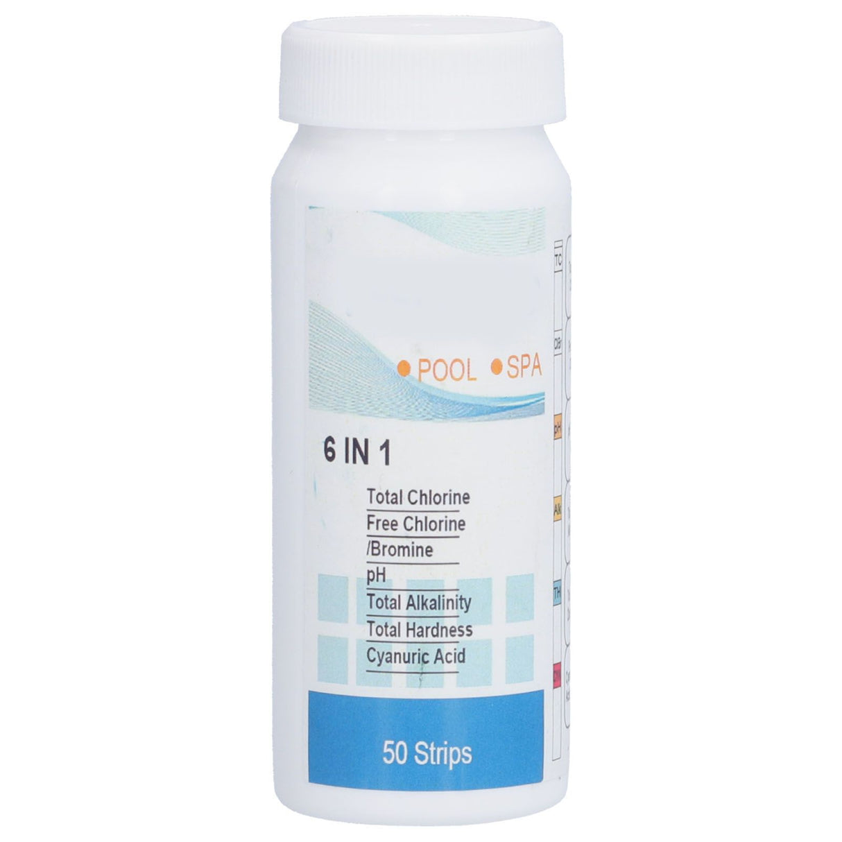 Pool Test Strips Durable Quick Portable Easy to Operate Pa Test Strips for Aquariums