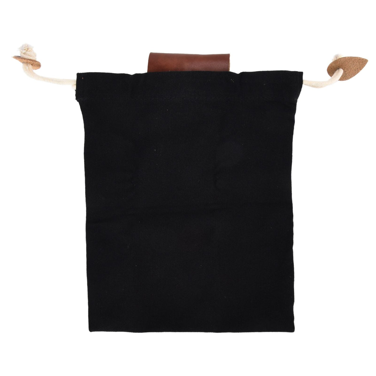 Leather Canvas Foraging Pouch Belt Fruit Picking Bag for Camping Fruit CollectingBlack
