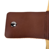 Leather Canvas Foraging Pouch Belt Fruit Picking Bag for Camping Fruit CollectingKhaki