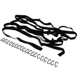 Outdoor Camping Lanyard Hanger with 19 Loops Campsite Storage Strap for Hanging Camping Equipment - Rear View