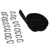Outdoor Camping Lanyard Hanger with 19 Loops Campsite Storage Strap for Hanging Camping Equipment - Low Angle