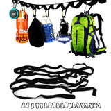 Outdoor Camping Lanyard Hanger with 19 Loops Campsite Storage Strap for Hanging Camping Equipment - Extra Image