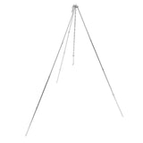 4 Section Campfire Tripod Portable Aluminum Alloy Hanging Pot Tripod for Outdoor