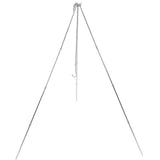 4 Section Campfire Tripod Portable Aluminum Alloy Hanging Pot Tripod for Outdoor