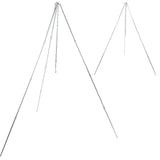 4 Section Campfire Tripod Portable Aluminum Alloy Hanging Pot Tripod for Outdoor