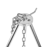 4 Section Campfire Tripod Portable Aluminum Alloy Hanging Pot Tripod for Outdoor - Extra Image
