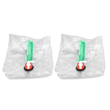 2Pcs 20L Folding Water Bucket PVC Portable Transparent Water Container with Spigot for Camping Hiking