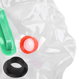 2Pcs 20L Folding Water Bucket PVC Portable Transparent Water Container with Spigot for Camping Hiking - Extra Image