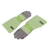 1Pair Garden Work Gloves Cut Resistent Stabproof Puncture Proof Pruning Gloves with Forearm Protection Green - Extra Image