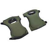 Gardening Knee Pads Green Portable Garden Knee Protector for Outdoor Woodworking - Front View