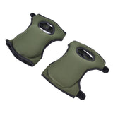 Gardening Knee Pads Green Portable Garden Knee Protector for Outdoor Woodworking - Rear View