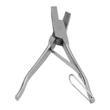Pig Ear Tag Pliers U Shape Stainless Steel Animal Ear Notcher for Farm Livestock Equipment - Front View