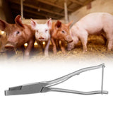 Pig Ear Tag Pliers U Shape Stainless Steel Animal Ear Notcher for Farm Livestock Equipment