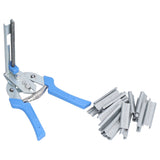 Hog Ring Pliers Kit Semi Automatic Convenient M Nail Pliers for Chicken Cage Pigeon Cage Rabbit Cage Fox Cage - Side View