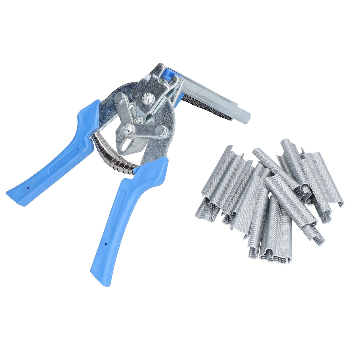 Hog Ring Pliers Kit Semi Automatic Convenient M Nail Pliers for Chicken Cage Pigeon Cage Rabbit Cage Fox Cage