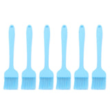 6 Pcs Cooking Brush Silicone Basting Pastry Brushes for BBQ Grill Baking Kitchen Cooking