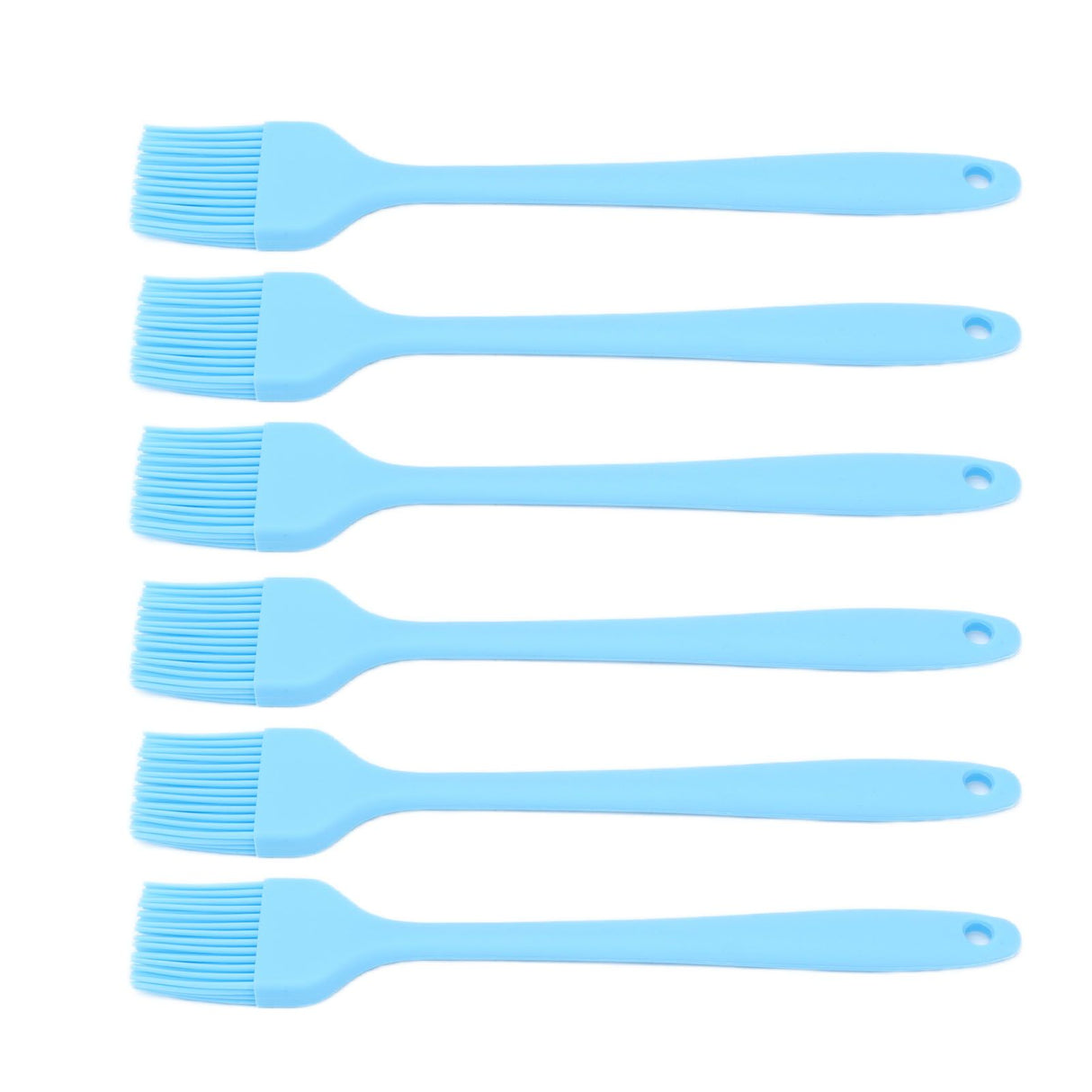 6 Pcs Cooking Brush Silicone Basting Pastry Brushes for BBQ Grill Baking Kitchen Cooking